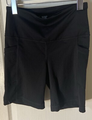 Member's Mark Women's Everyday High-Rise Bike Shorts Black New Without Tag Small
