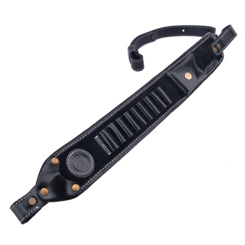 Bandoulières noires pour fusil Buffle Sling Gun avec support cartouche obus .308 - Photo 2/12
