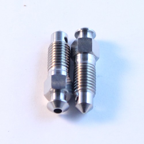 Mini PartsTitanium 1/4″ UNF28 bleed screw. Corrosion proof. Part:513118A - Picture 2 of 4