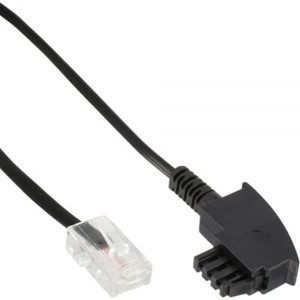 InLine TAE-F Kabel für DSL-Router TAE-F Stecker an RJ45 8/2,1 m