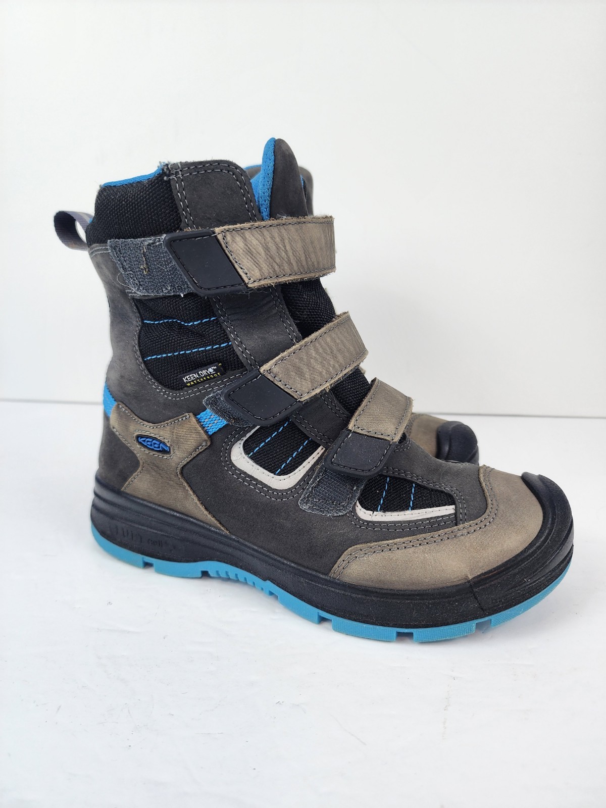 STIVALI INVERNALI IMPERMEABILI KEEN REDWOOD GIOVANILI TAGLIA 3 colore grigio abbronzatura RAVEN MAGNET