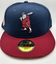New Era 59FIFTY Padres Swinging Friar Stadium Patch Navy Burgundy 7 3/4