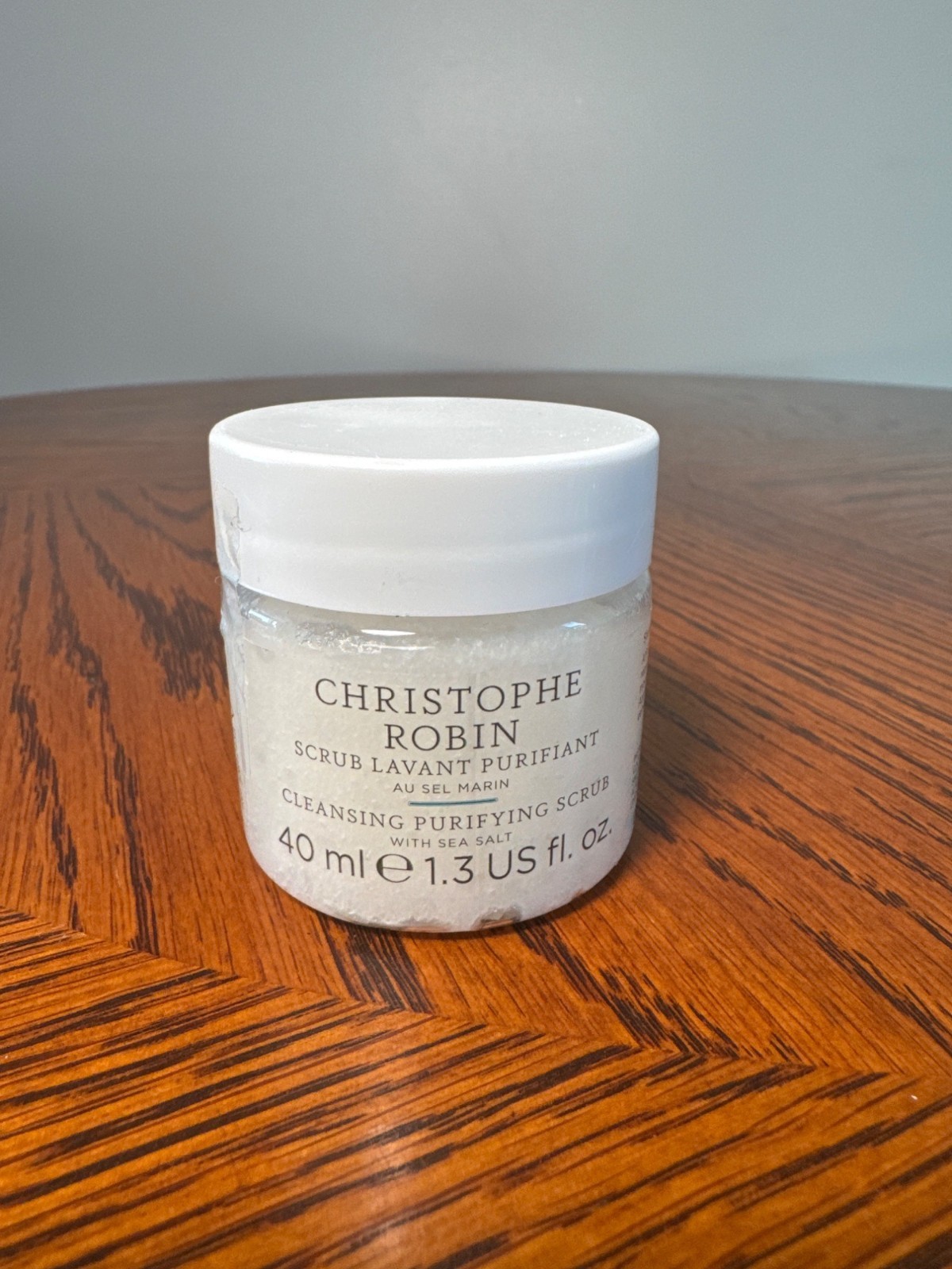 Christophe Robin, Cleansing Purifying Scrub with Sea Salt, 1.3 Fl Oz. Sealed
