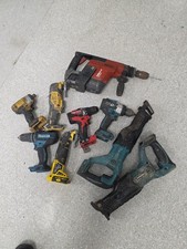 Job Lot of 9 x  Makita/ Milwaukee/ Dewalt/Hilti  Cordless Tools–UNTESTED/REPAIR.