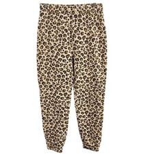 Crewcuts Girls Fleece Sweatpants Leopard Size 12