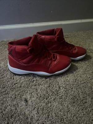 Size 9.5 Nike Air Jordan 11 Retro High 'Win Like '96' RED Good Condition