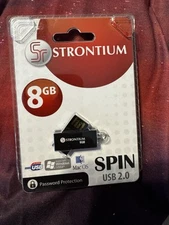 Strontium 8gb Spin 2.0 Flash Drive 
