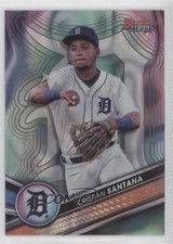 2022 Bowman's Best Top Prospects Aqua Lava Refractor 75/199 Cristian Santana sh7