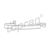 Topran TüRgriff FüR Peugeot 307 3A/C 3H 3E CitroëN C2 Jm_ C3 Pluriel Hb_ 721 731