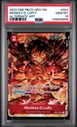 2022 ONE PIECE OP01-ROMANCE DAWN ALTERNATE ART #024 MONKEY D. LUFFY PSA 10