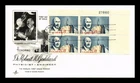 US COVER DR ROBERT GODDARD ROCKETRY AIR MAIL FDC SCOTT C69 PLATE BLOCK ARTCRAFT