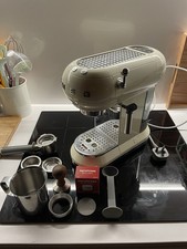 Smeg ECF01 Retro Espresso 15 Bar Coffee Machine White 1350W