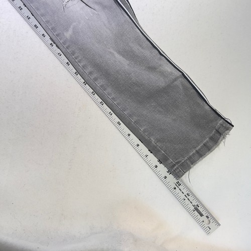 Heritage America 1776 Denim Jeans Men's 32w x 32L Grey Cargo Distressed Designer - Picture 14 of 18