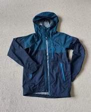 North Face Gore-Tex Hardshell Rain Jacket, Aqua Blue, Men's Small, Great Quality