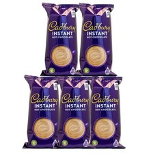 Cadbury Instant Hot Chocolate Cups - Pack of 5 - 9 Cups Per Pack