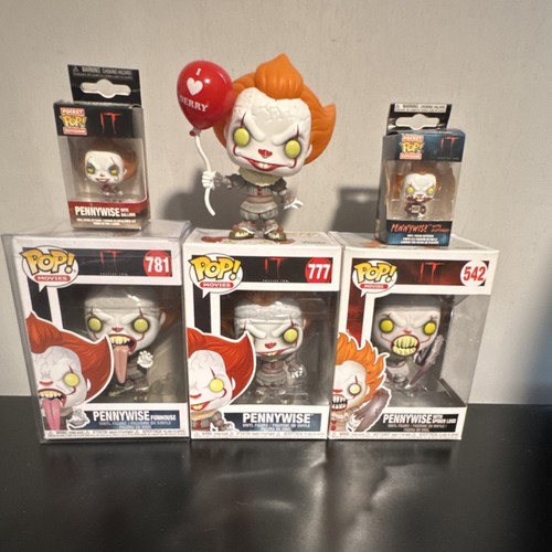 Funko IT Pennywise mixed lot of 6 Pop! vinyl figures boxed