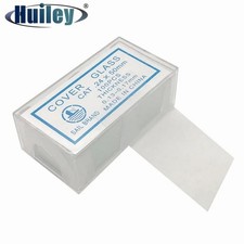 100Pcs 0.94 x 1.97 in Microscope Glass Slides, Cover Slips, Blank Slides