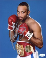 JAMES BUDDY MCGIRT SIGNED AUTOGRAPH 8x10 PHOTO PICTURE ACOA HOF BOXING CHAMPION 