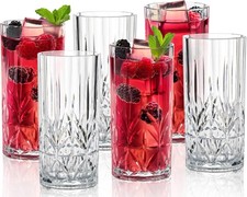 Unbreakable Plastic Drinking Water Tumblers, Dishwasher Safe 100 Tritan Glas...