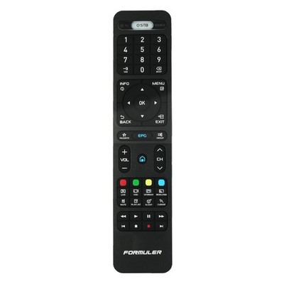 Fernbedienung für Formuler IPTV-Boxen Z7+ 5G Z8 ZX 5G S Turbo und mehr Schwarz