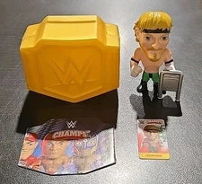 WWE Champs Mini Figure Logan Paul w/Chair Case Card & Collector Guide