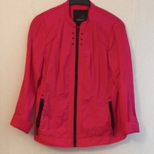 Bonita Damen Jacke pink halblang Reißverschl...