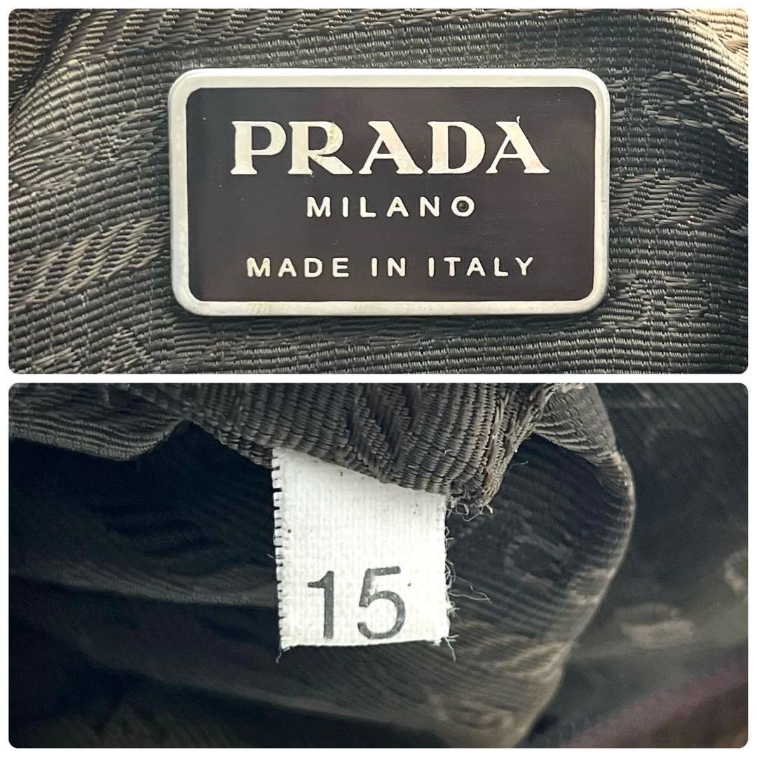 PRADA mini backpack triangular plate genuine auth… - image 9