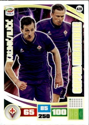 2016/17 Panini Adrenalyn XL Footballers Card # 428 Kalini?/Ili?i? Fiorentina