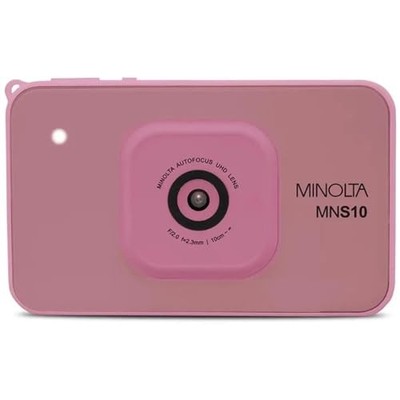 MINOLTA 48MP DIGITAL CAMERA 4K ULTRA SLIM HD VIDEO, 2.9  LCD - PINK
