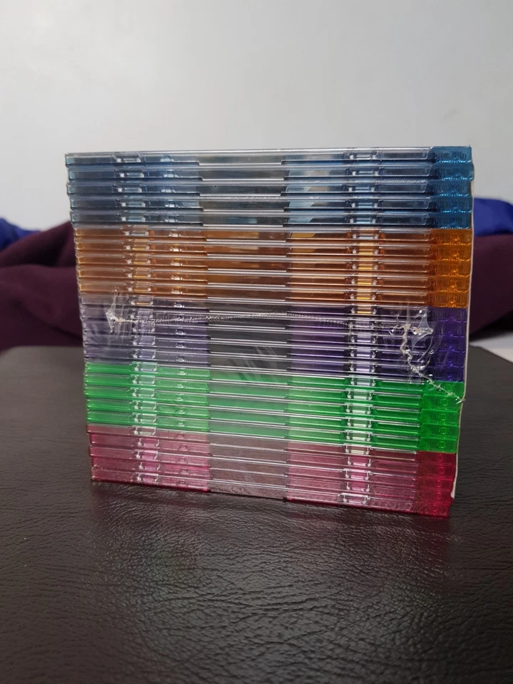 Retro Neon CD Jewel Cases - 25 pack - New and Sealed - Image 2 of 4