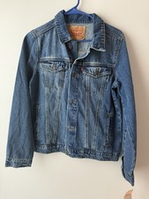 Levi Strauss Denim Jean Trucker Jacket Boys Youth XL