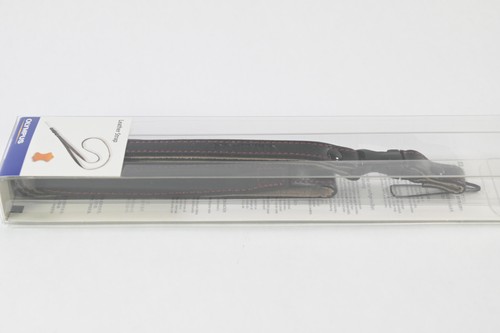Olympus CNS-13 Black Leather Neck Strap #G487 - Picture 3 of 6