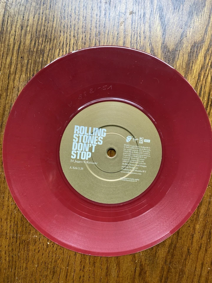 The Rolling Stones - Don't Stop - Numbered Red Color Vinyl Ltd Edt EX Virgin UK - Image 4 of 4