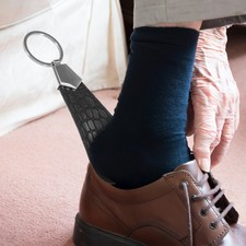 Pocket Shoe Horn Travel Handhold Shoehorns Mini Keychain Helper Tool