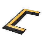 Yescom U-Turn Corner 1-Channel Cable Protector Ramp Heavy Duty Rubber Cord Cover — photo 1