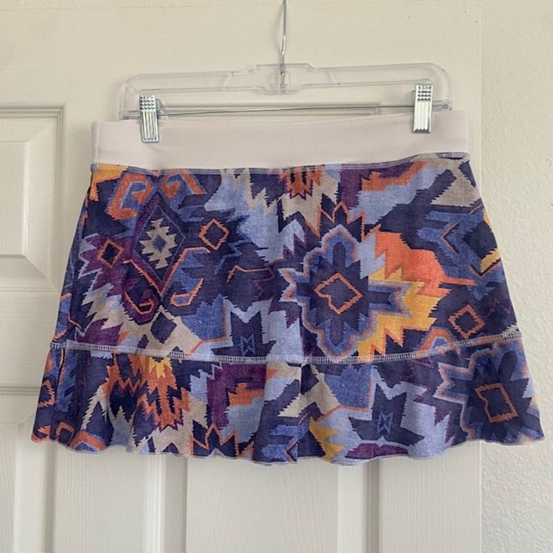 Sofibella Skort 13" Multicolor Aztec Print Front … - image 2