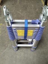 Aluminium Teleskopleiter 6,2 m (3,1 + 3,1), gelenkig und faltbar, Ultraleicht, k