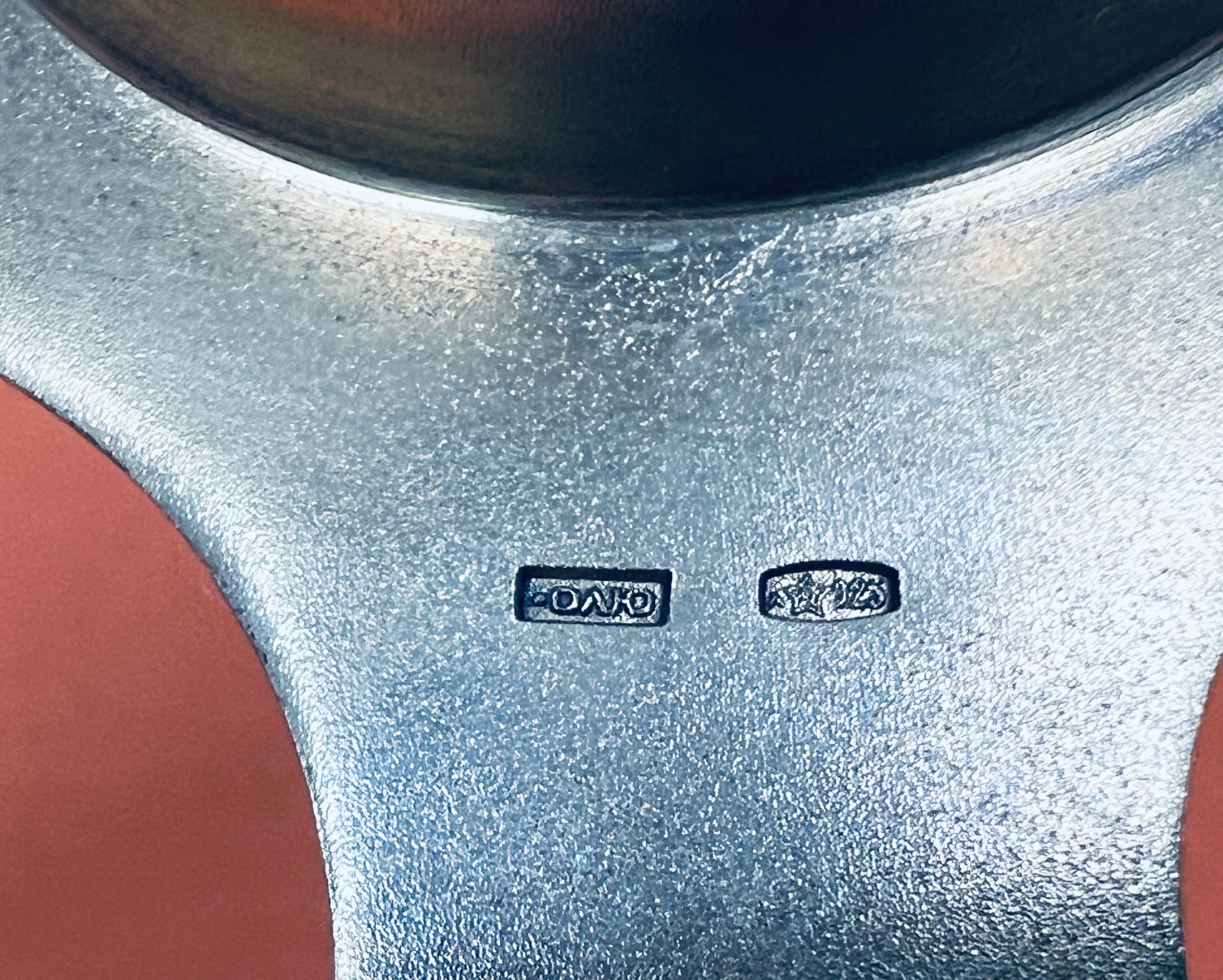 Russian Silver Enamel Strainer