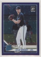 2019 Panini Donruss Optic Rated Rookies Purple Stars Prizm /125 Kyle Wright 8k4