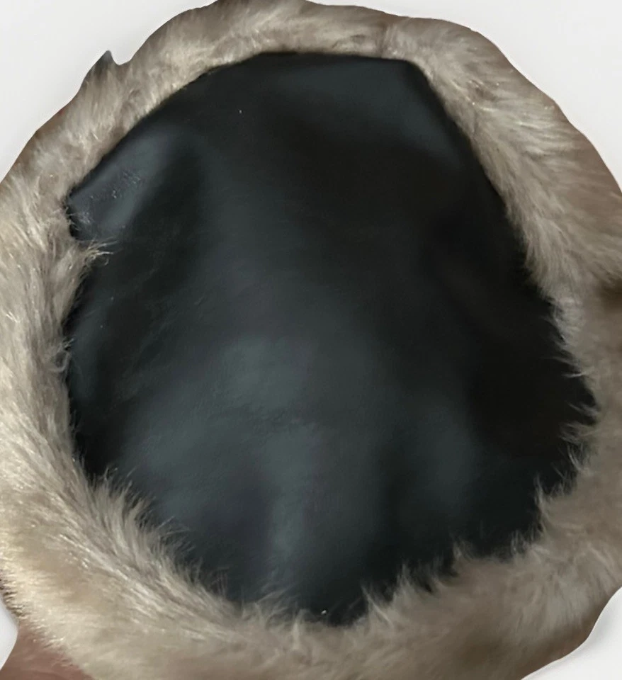 Pastillero United Hatters Gorra Piel Cuero Cálido Ciudad Estilo Ruso Hecho en Unión De Colección Foto 2 de 4