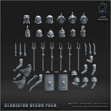 Gladiator decor kitbash pack 32mm scale figur...