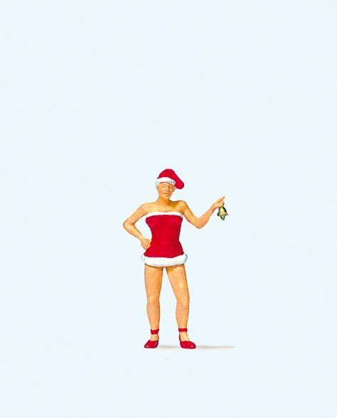 HO/OO Christmas Girl with Bell Preiser 29088