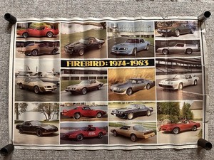Pontiac Firebird / Trans Am 1978-1983 25"x37" Poster 1982 (READ / ROUGH)