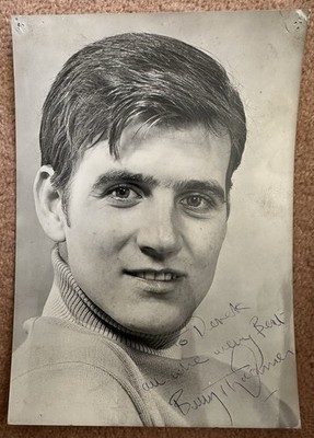 BILLY J KRAMER ROCK N ROLL SÄNGER Vintage 5x7'' signed Photo DEDICATED Bad To Me