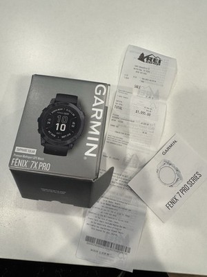 Original box and paperwork for Garmin Fenix7XProSapphireSolar. NO WATCH INCLUDED
