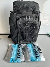 Titan Deep Freeze 26 Can Backpack Cooler - Grey/Black - Comes With 2 Ice Walls