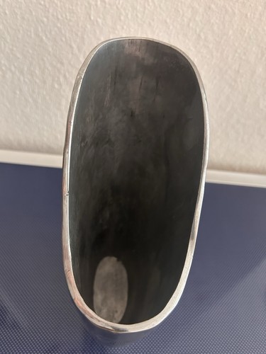 Ikea Vase Design Anna Efverlund Vase Blumenvase Aluminium Deko  - Bild 6 von 6