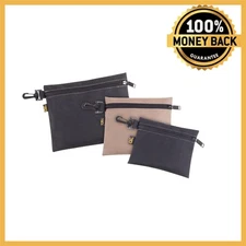 Small Tool Organizer: CLC 1100 Clip-on Zippered Poly Bags - 3 Sizes Included
