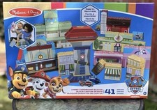 Melissa & Doug Paw Patrol Jumbo Pappblöcke Set 41 Teile Stapelblöcke