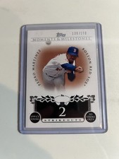 Topps 2008 Moments & Milestones Pedro Martinez #141-99 Red Sox Serial /150 